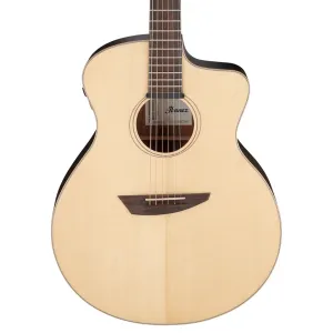 Ibanez PA300E Acoustic Guitar - Natural Satin Top, Natural Low Gloss Back and Sides