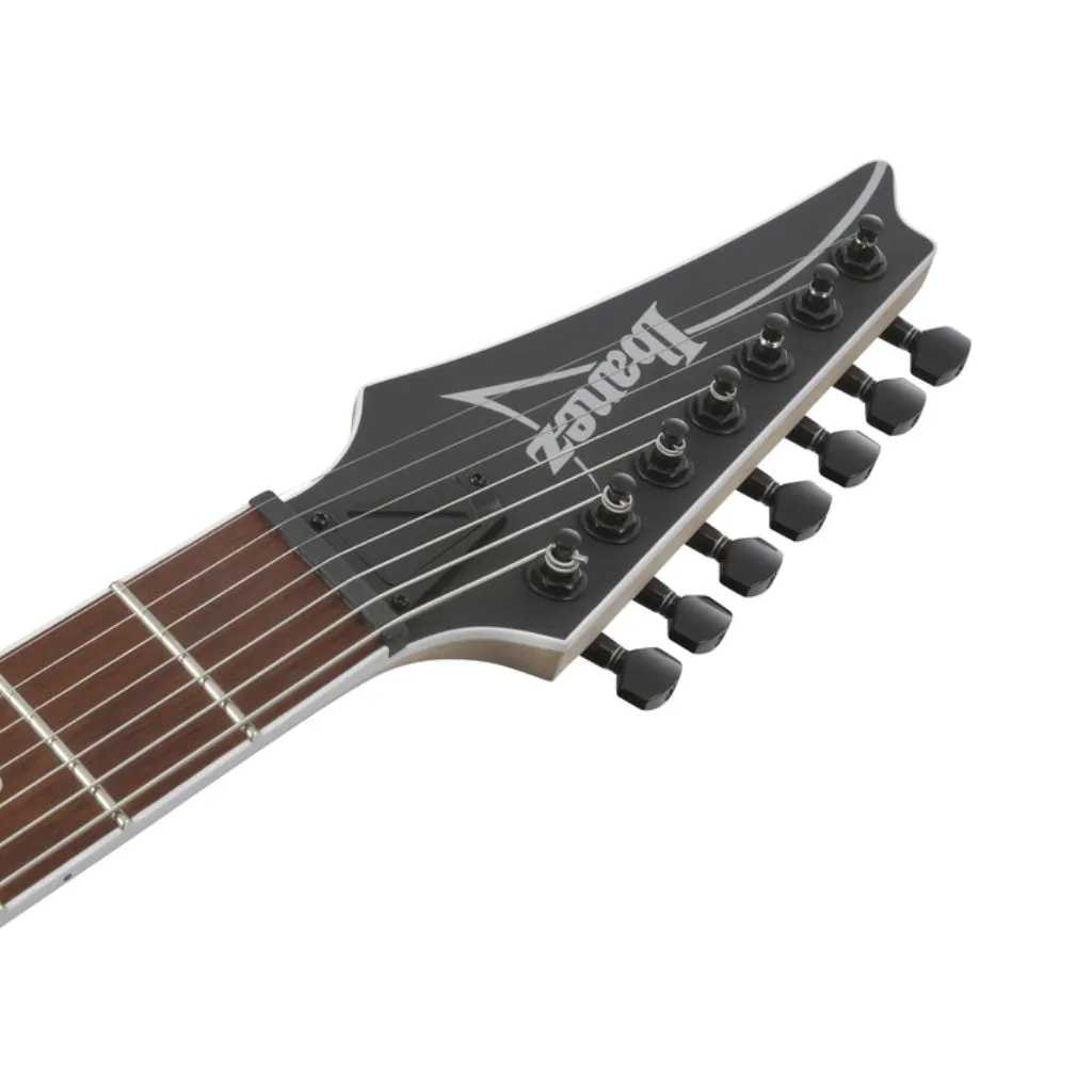 Ibanez RG7421EXL Left Handed 7-String Electric Guitar - Black Flat