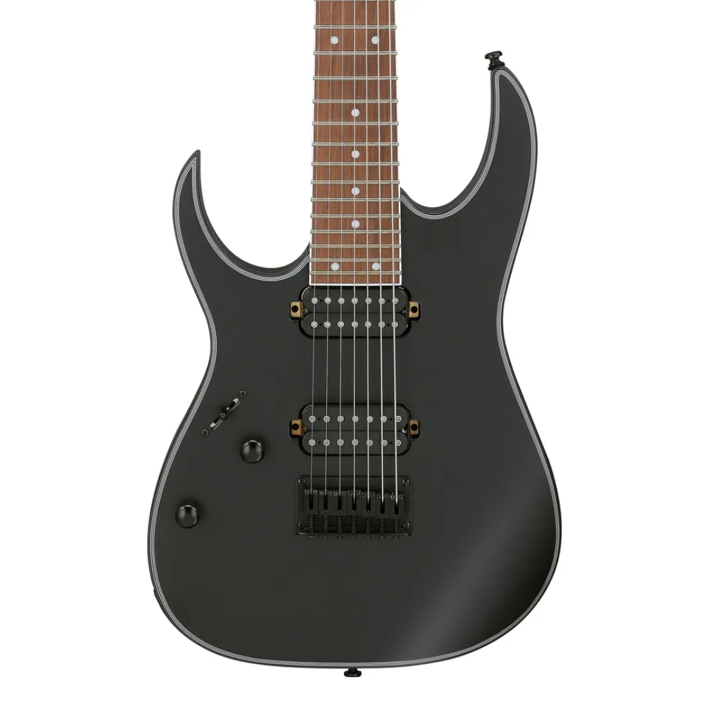 Ibanez RG7421EXL Left Handed 7-String Electric Guitar - Black Flat