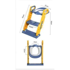 Infant Toilet Training Bowl Seat w/ Ladder
