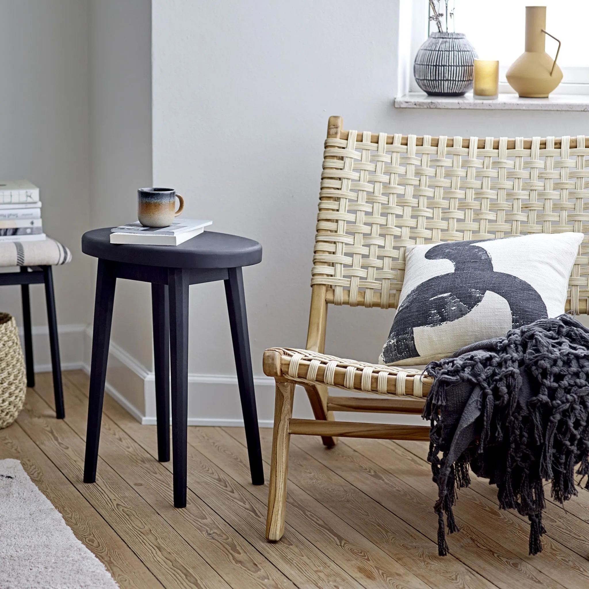 Irine Vase | Metal | Mustard Yellow