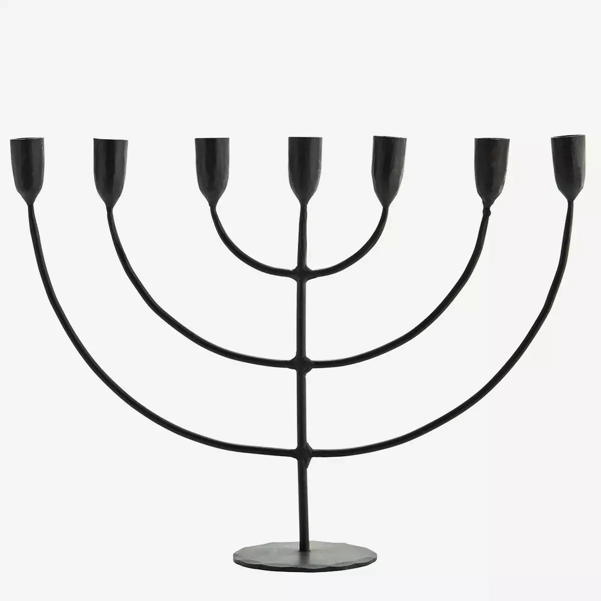 Iron Candle Holder - Black