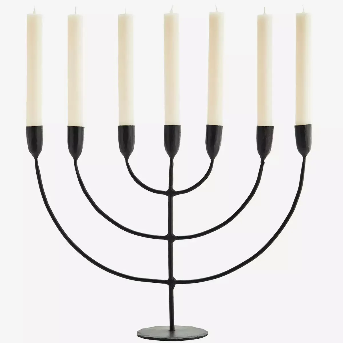 Iron Candle Holder - Black