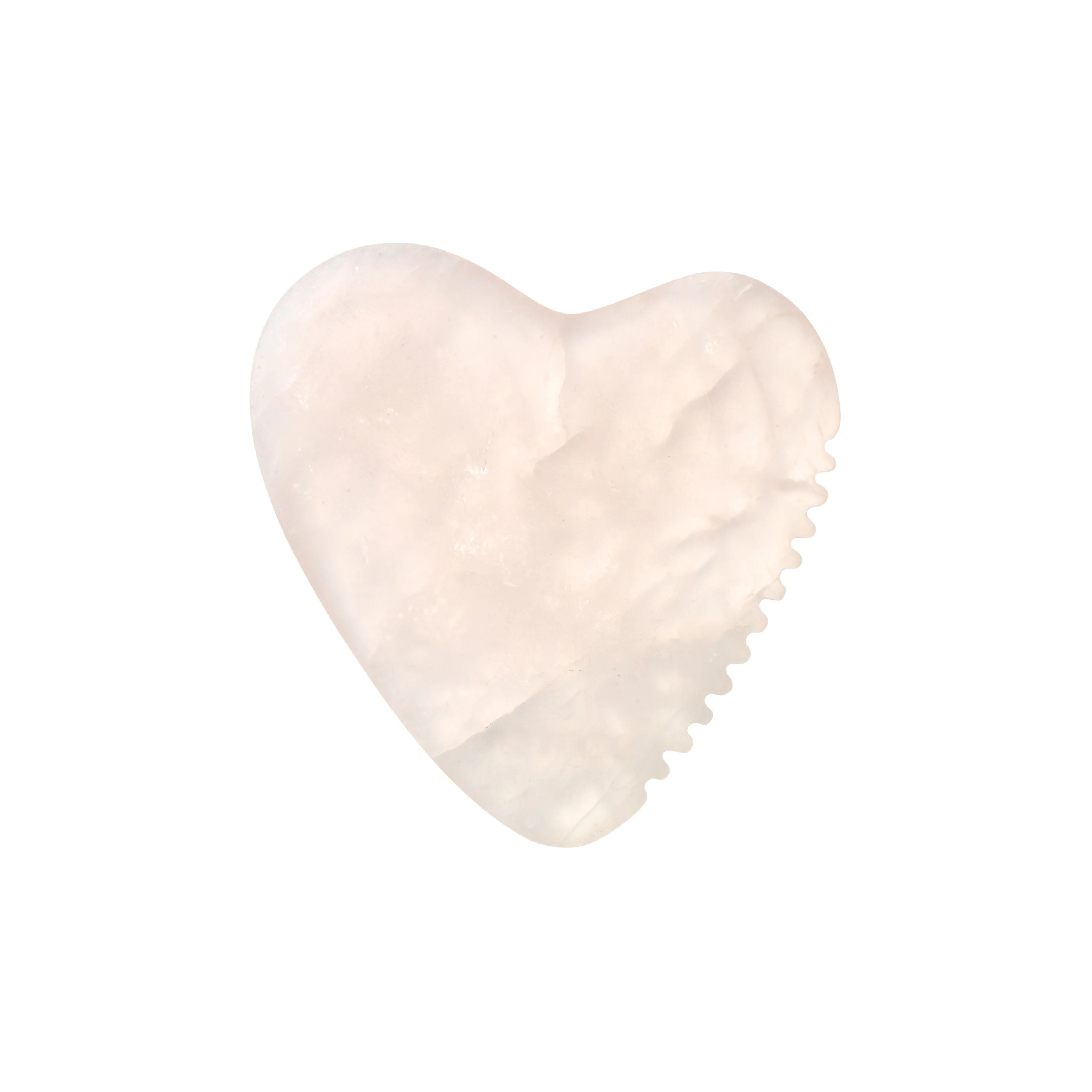 Isla Rose Quartz Gua Sha Heart