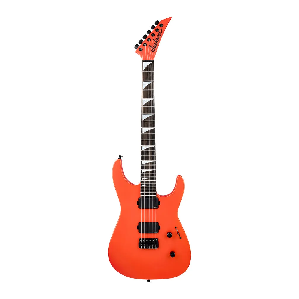 Jackson American Series Soloist SL2 HT Electric Guitar Ebony Fingerboard Satin Lambo Orange