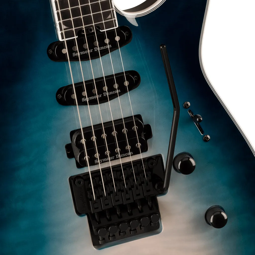 Jackson Pro Plus Series Soloist SLA3Q, Polar Burst, Ebony Fingerboard