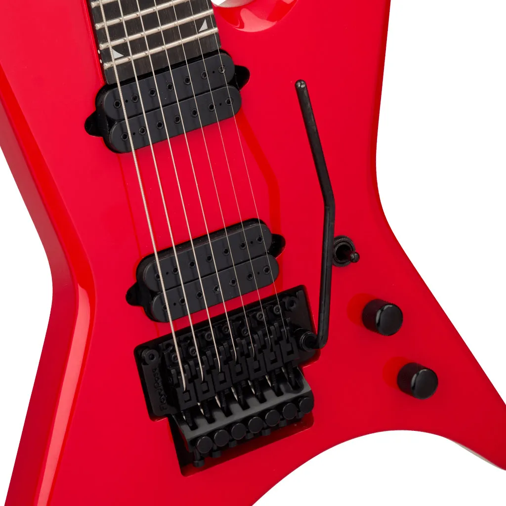 Jackson Pro Series Signature Dave Davidson Warrior WR7 Electric Guitar Ebony Fingerboard Ferrari Red