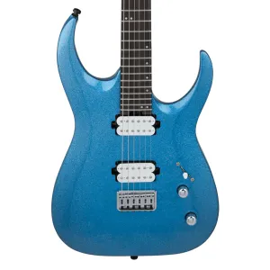 Jackson Pro Series Signature Misha Mansoor Juggernaut HT6 Electric Guitar Ebony Fingerboard Blue Sparkle