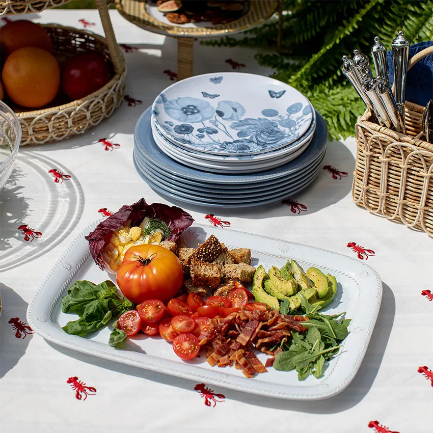 Juliska | Berry & Thread Melamine 16" Tray - Whitewash
