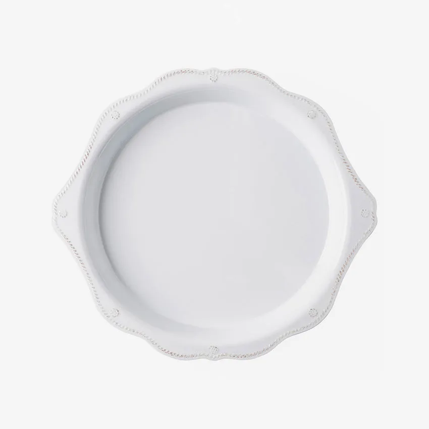 Juliska | Berry & Thread Melamine 17" Round Platter - Whitewash
