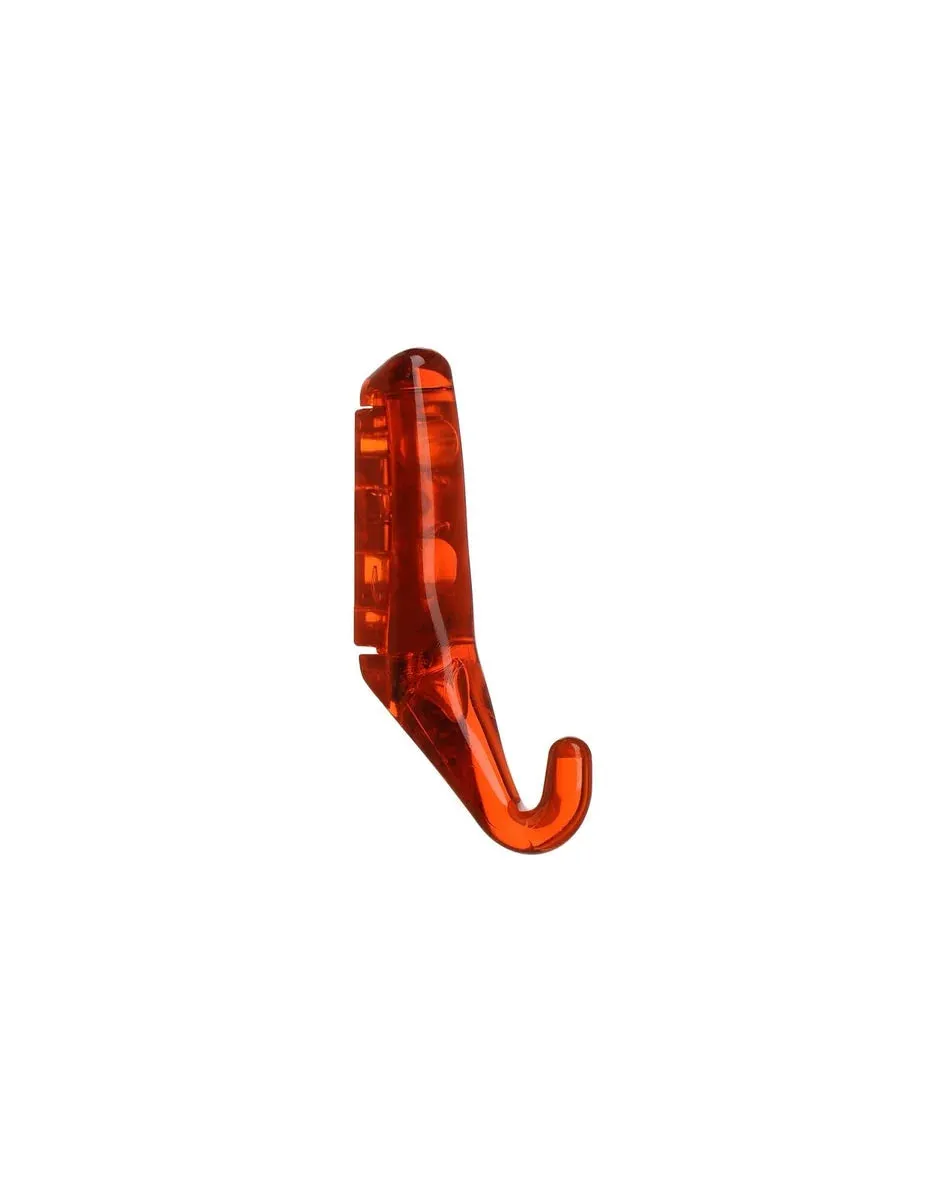 Kartell Hanger Set Of 4 Hooks Small, Orange Red