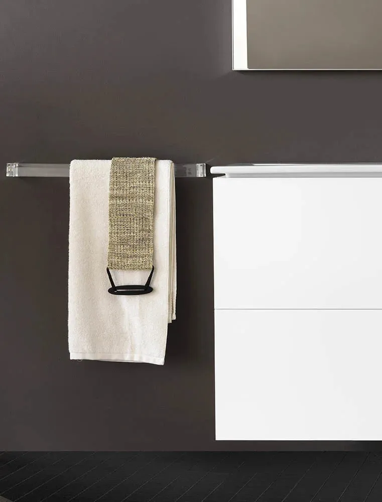 Kartell Rail Towel Rack 30 Cm, White