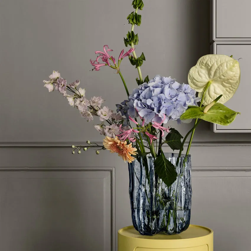 Kosta Boda | Crackle Circular Vase