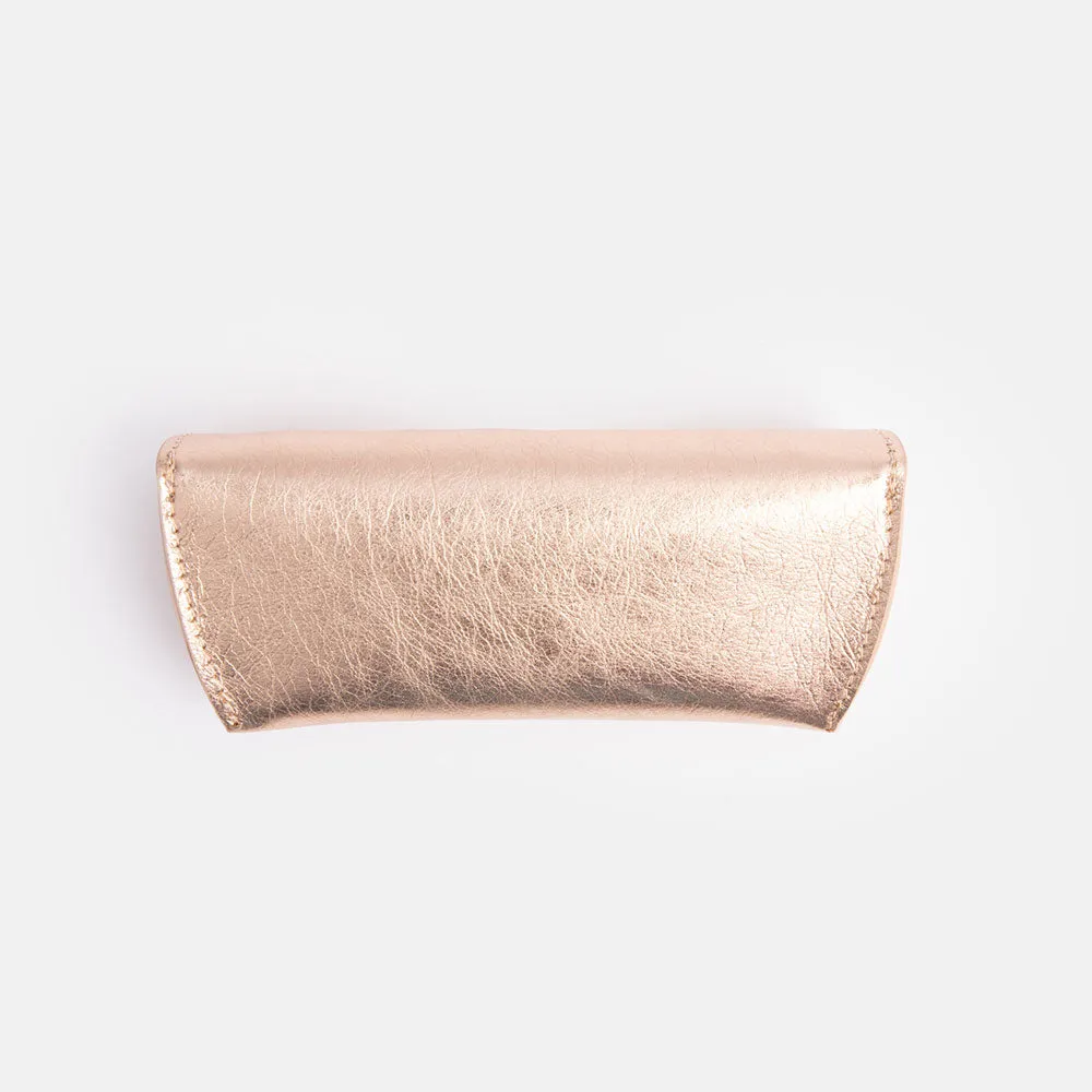 Kraft Flap Glasses Case | Rose Gold