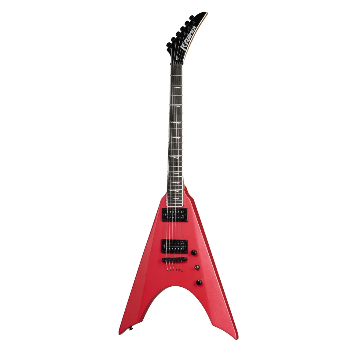Kramer Nite-V String Through Electric Guitar - Crimson Metallic