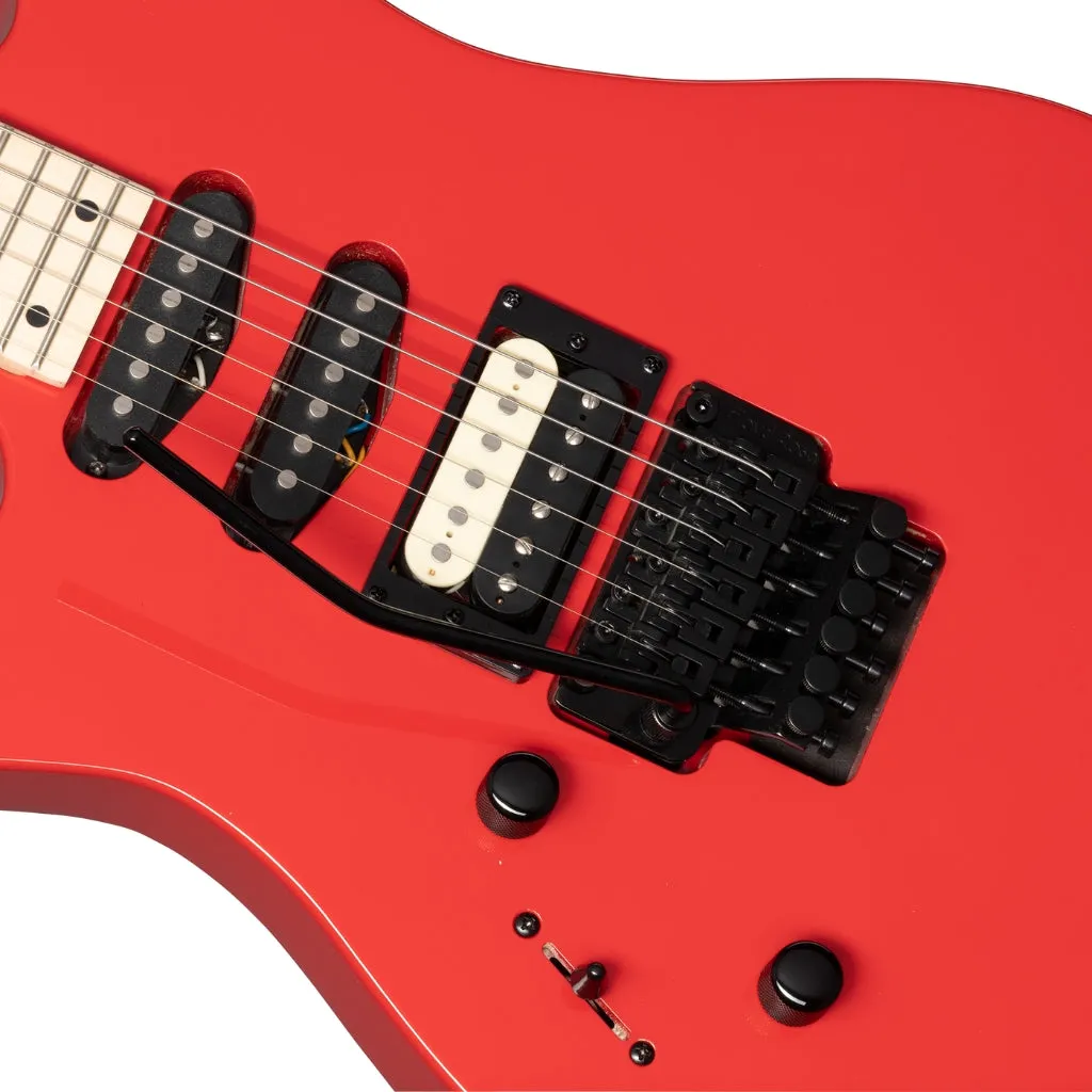 Kramer Striker Floyd Rose Left Handed Electric Guitar - Jumper Red