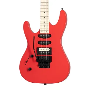 Kramer Striker Floyd Rose Left Handed Electric Guitar - Jumper Red