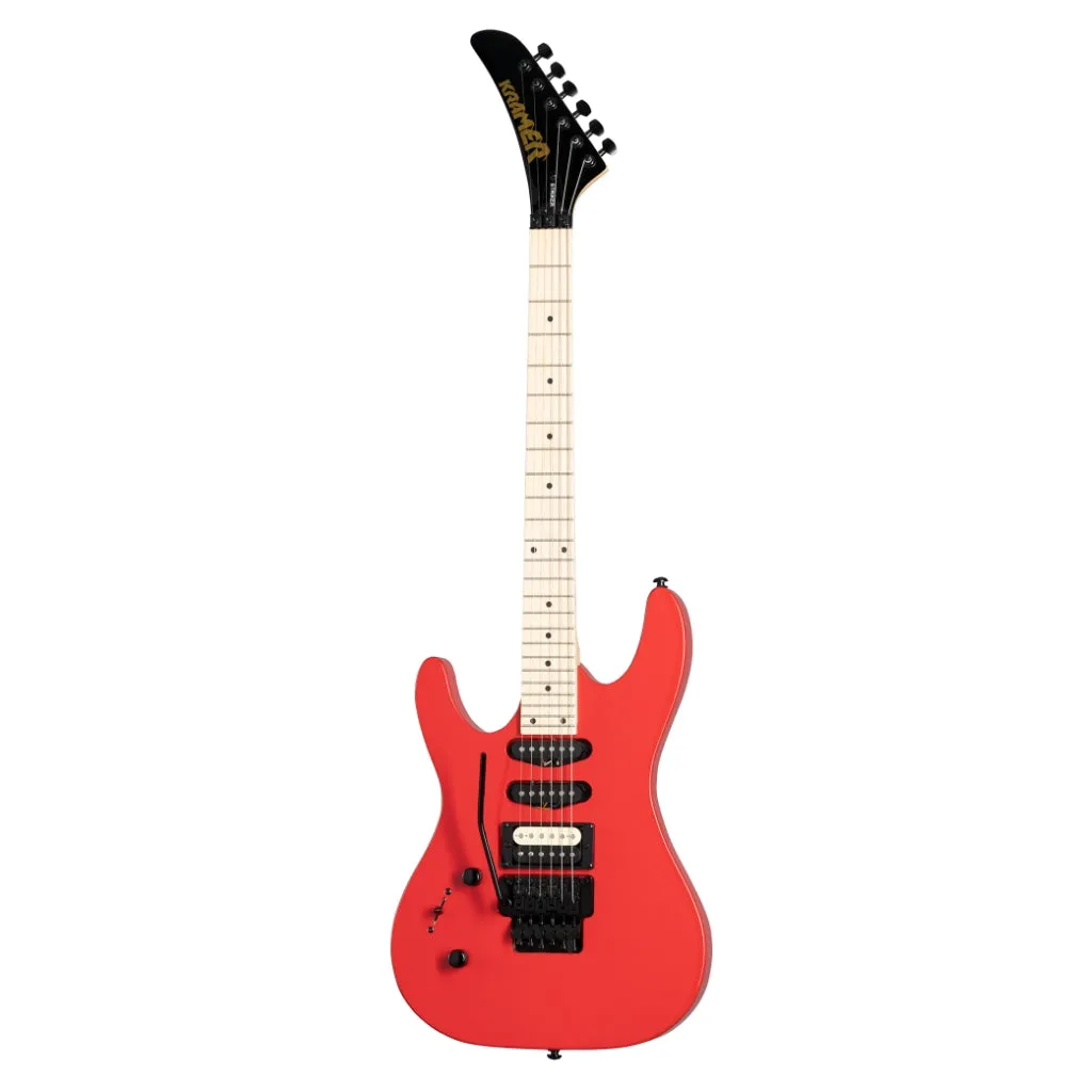 Kramer Striker Floyd Rose Left Handed Electric Guitar - Jumper Red