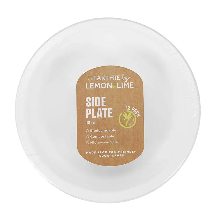 L&L Eco Side Plate 18cm 12pk