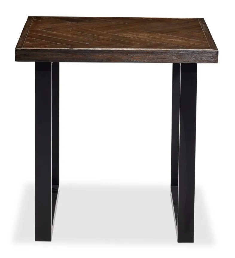 Langley End Table - Walnut