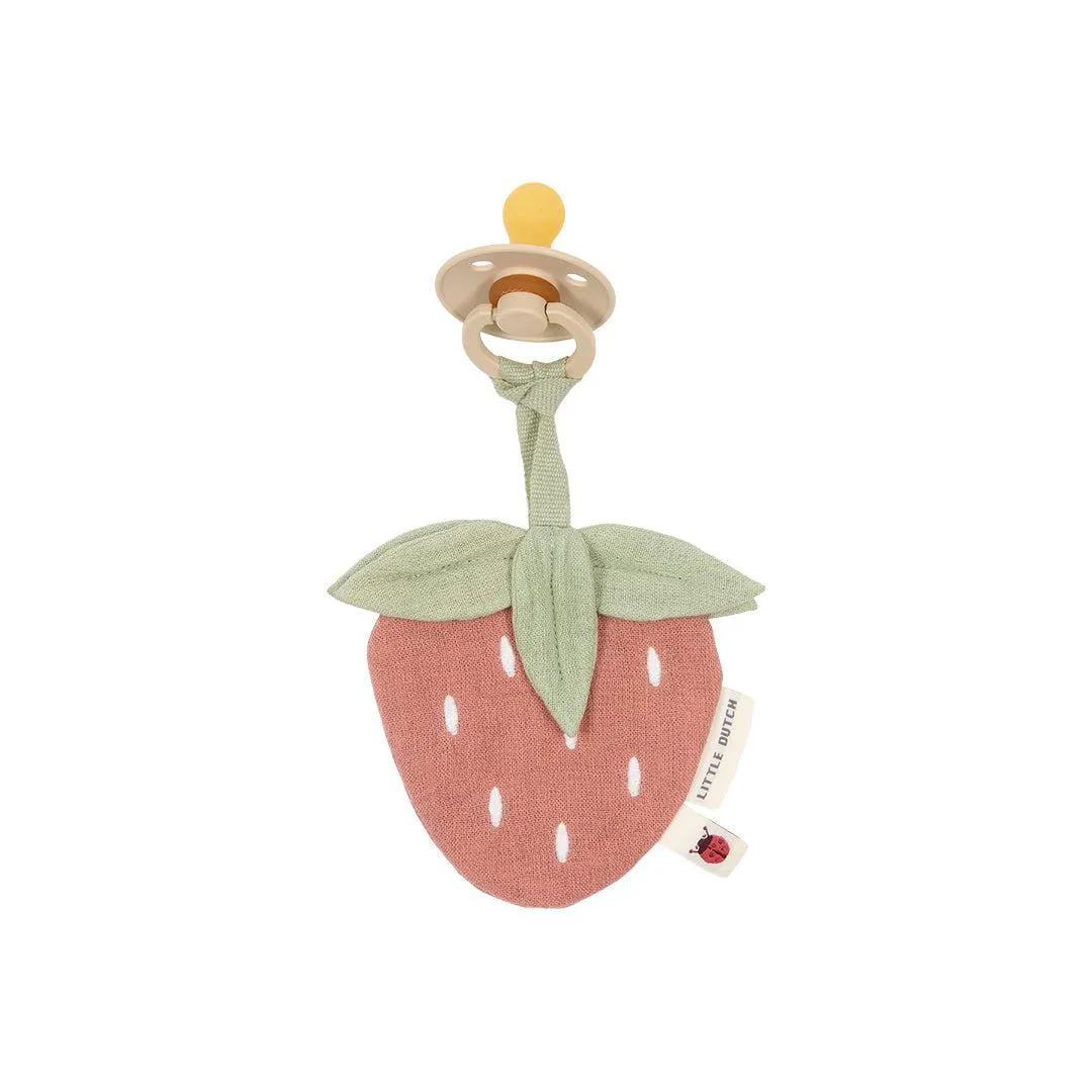 Little Dutch Pacifier Cloth - Strawberry