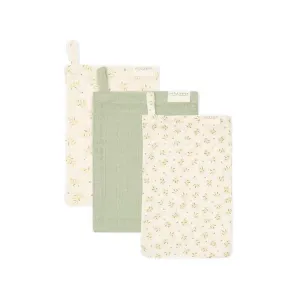 Little Dutch Washcloths - Blueberry Leaves