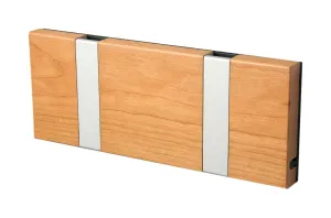 Loca Knax Horizontal Coat Rack 2 Hooks, Cherry/Grey