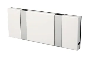 Loca Knax Horizontal Coat Rack 2 Hooks, White/Grey