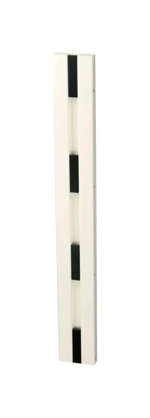 Loca Knax Vertical Coat Rack, White/Black