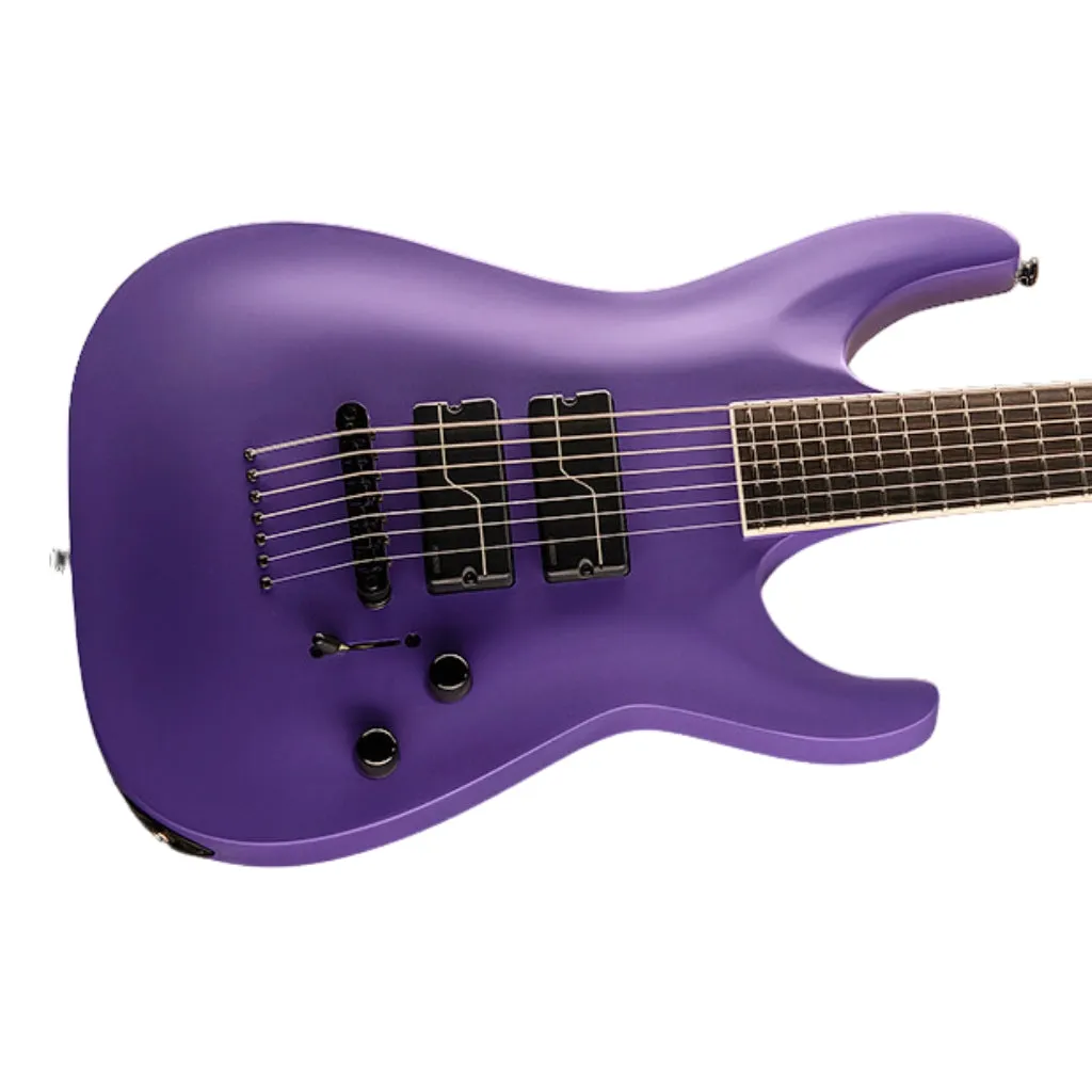 LTD Stephen Carpenter SC-607 Baritone Electric Guitar - Purple Satin