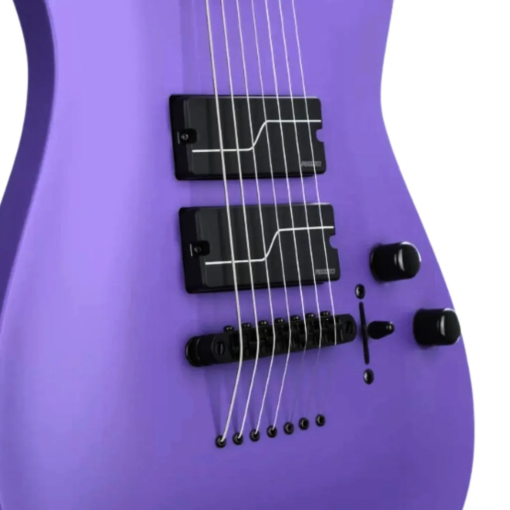 LTD Stephen Carpenter SC-607 Baritone Electric Guitar - Purple Satin