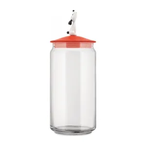 Lul Dog Storage Jar | Red Orange