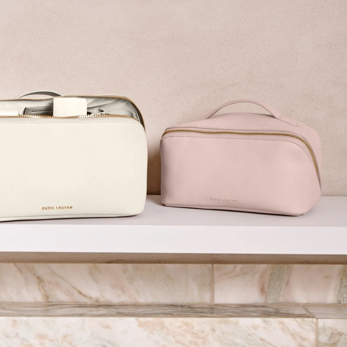 Makeup & Wash Bag | Pink | Medium