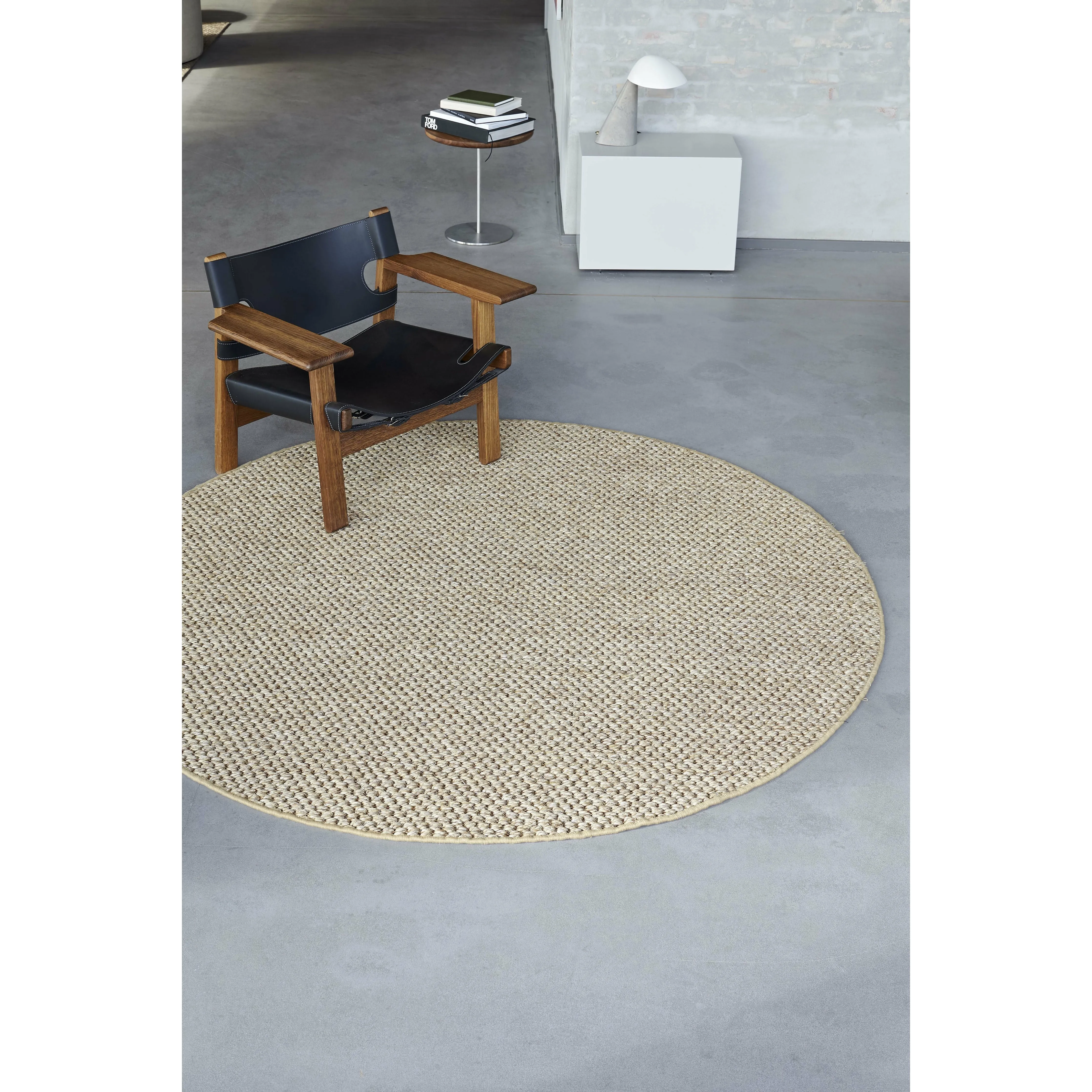 Massimo Belize Rug ø250, Natural Brown