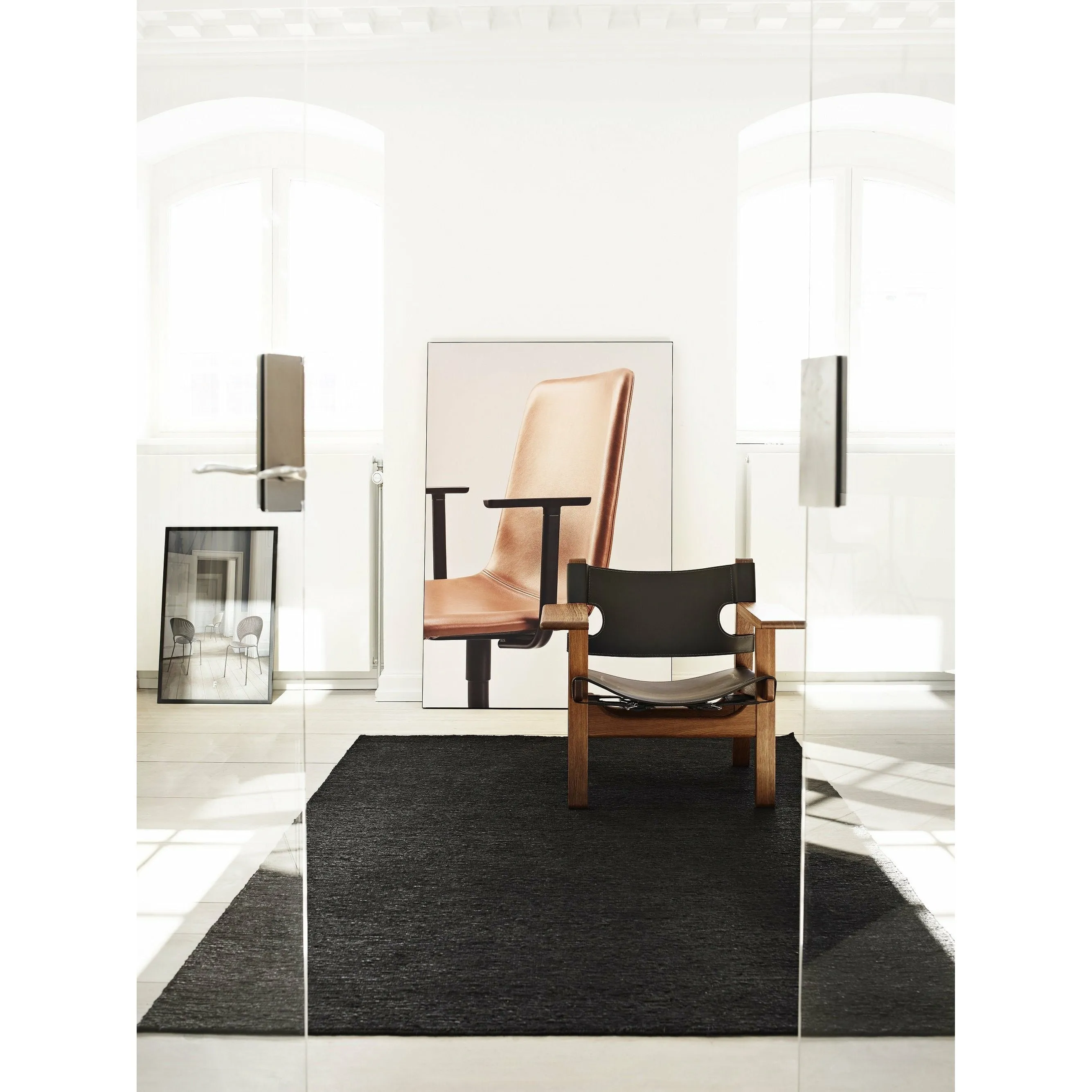 Massimo Sumace Rug Black, 250x300 Cm