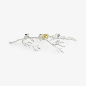 Michael Aram | Pomegranate Low Candleholders - Silver & Gold