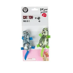 Mini Cat Toys, 2pk, Asstd Designs