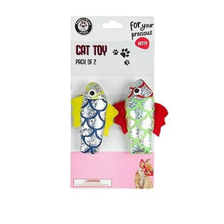 Mini Cat Toys, 2pk, Asstd Designs