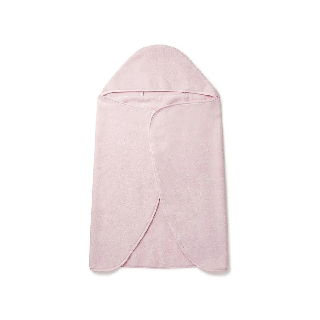 MORI Hooded Toddler Bath Towel - Blush