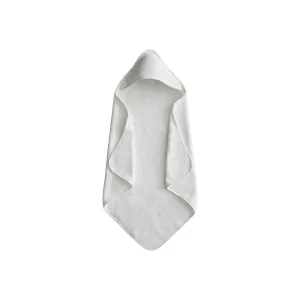 Mushie Hooded Towel - Pearl