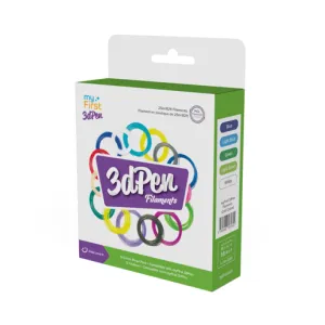 myFirst 3dPen Filaments 5 Warm Toned Colours - Red, Pink, Yellow, Black & Purple