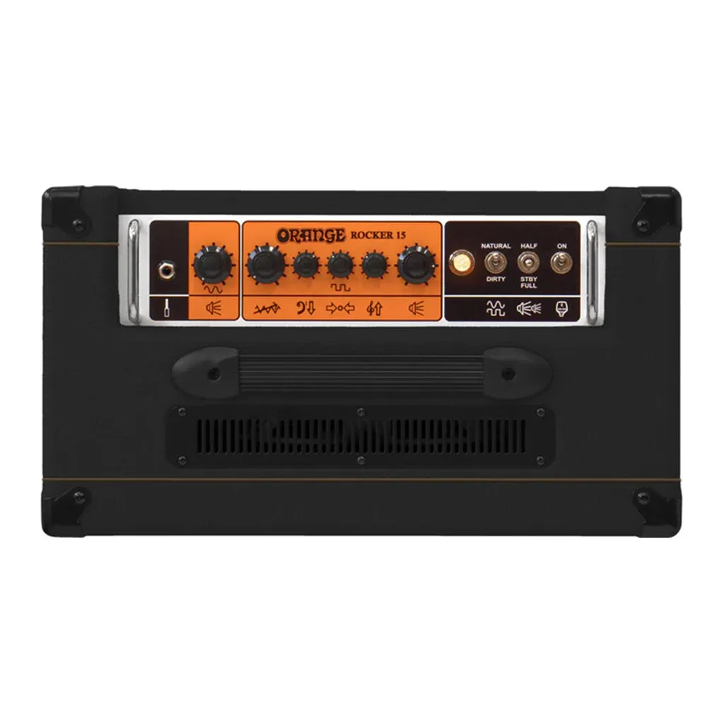 Orange Rocker 15 Black Combo