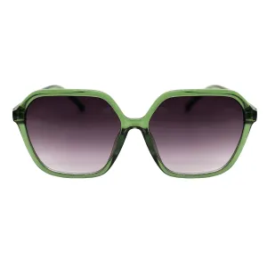 Oversized Hexagonal Sunglasses | Emerald Green