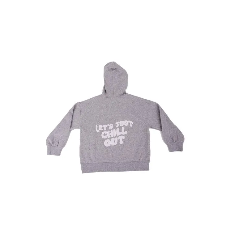 Oversized Hoodie, Grey Marle, Size 14