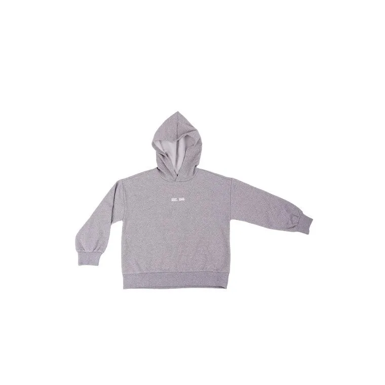 Oversized Hoodie, Grey Marle, Size 14