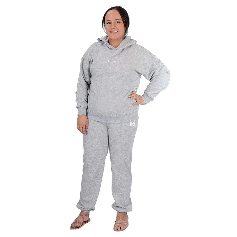 Oversized Hoodie, Grey Marle, Size XL