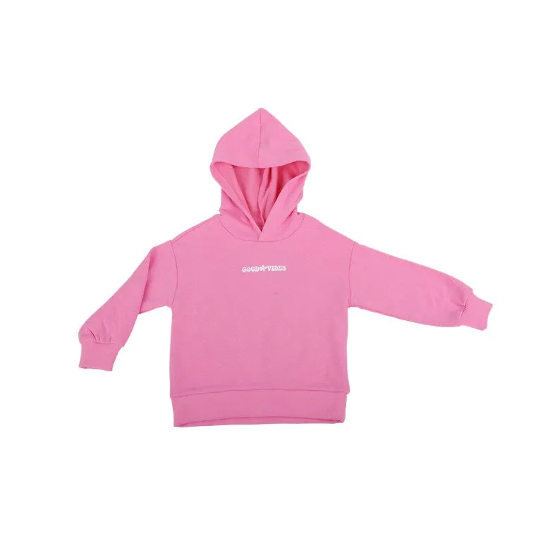 Oversized Hoodie, Pink, Size 7