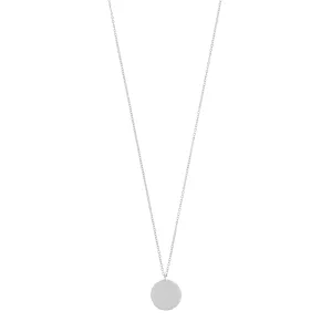 Oz Coin Pendant Necklace | Silver Plated