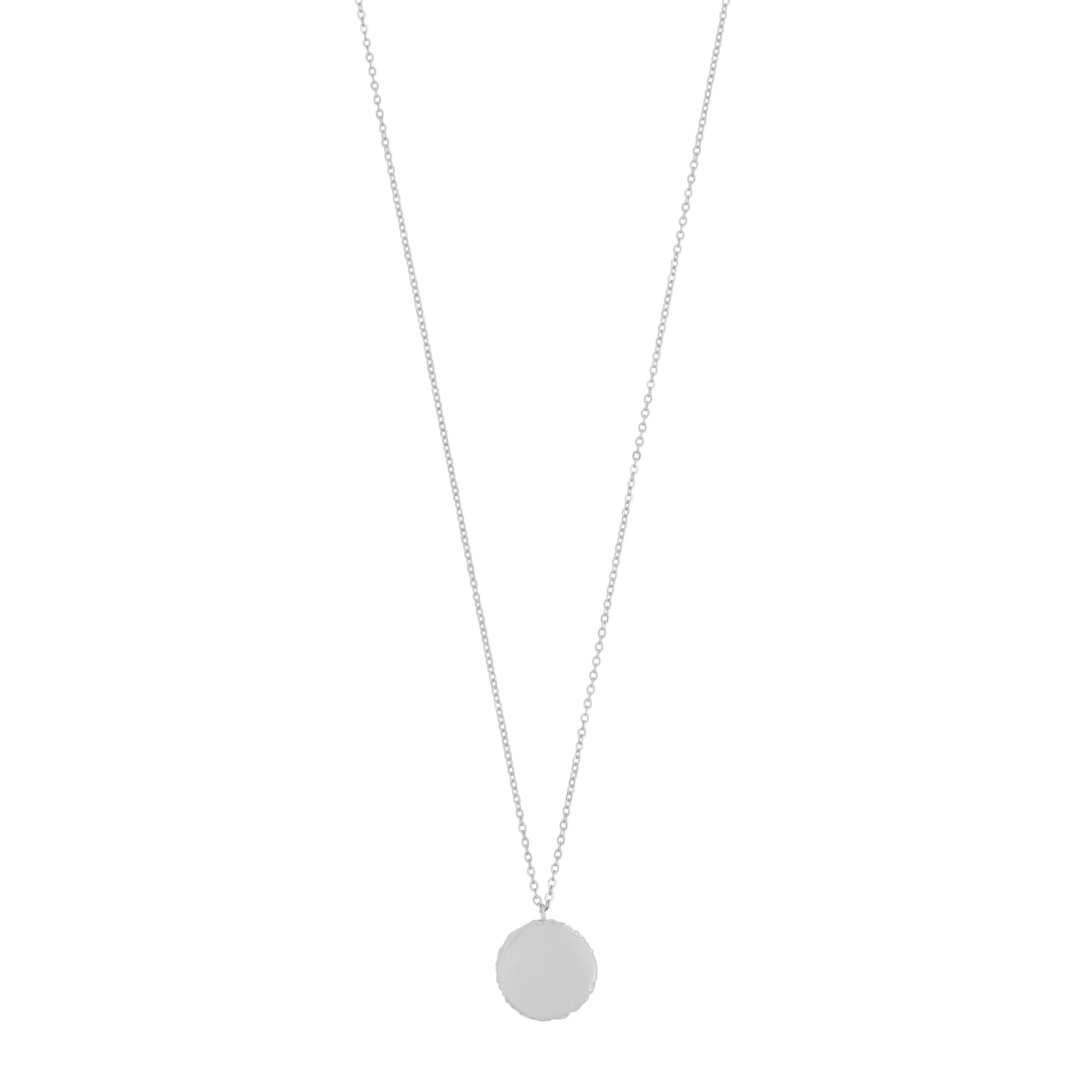 Oz Coin Pendant Necklace | Silver Plated