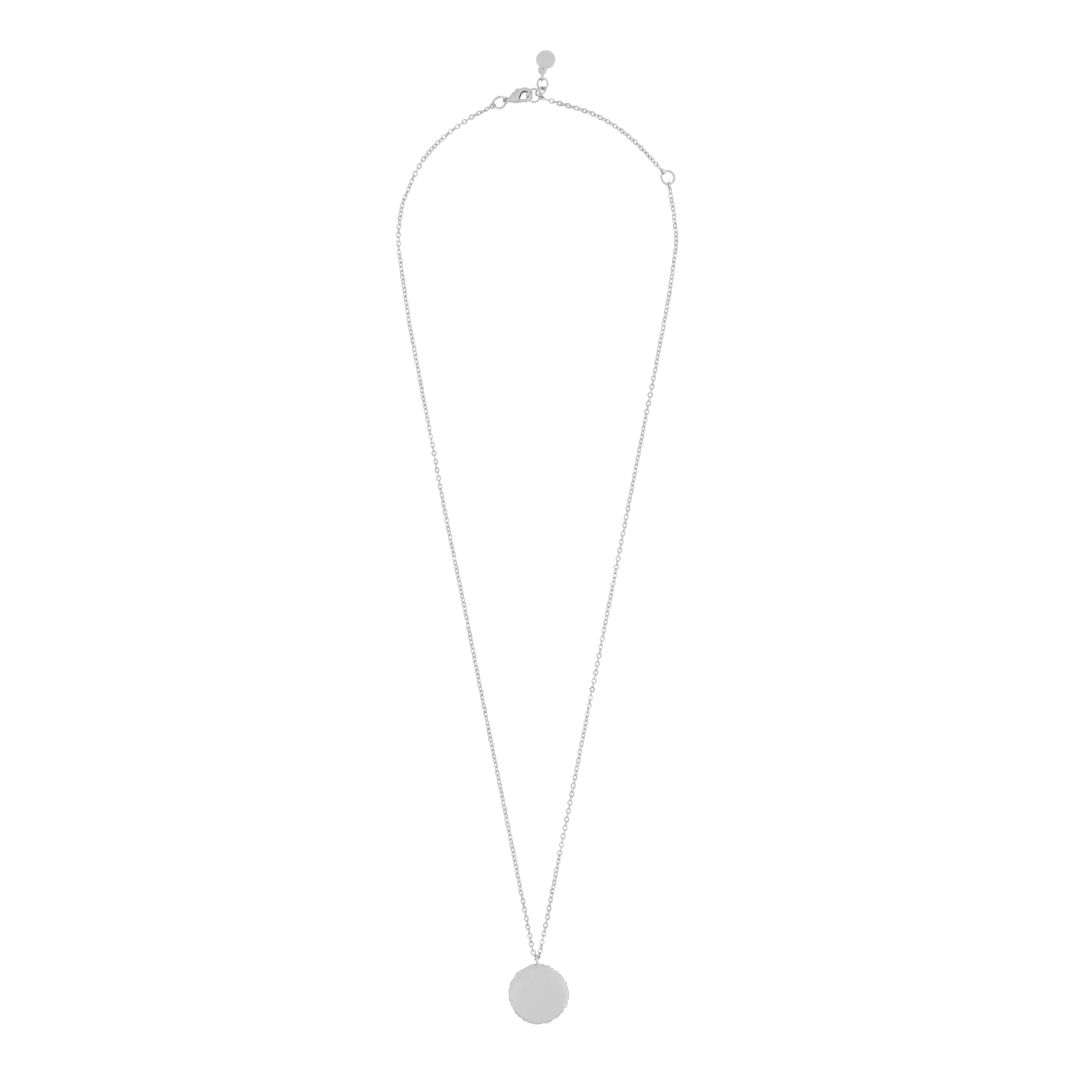 Oz Coin Pendant Necklace | Silver Plated